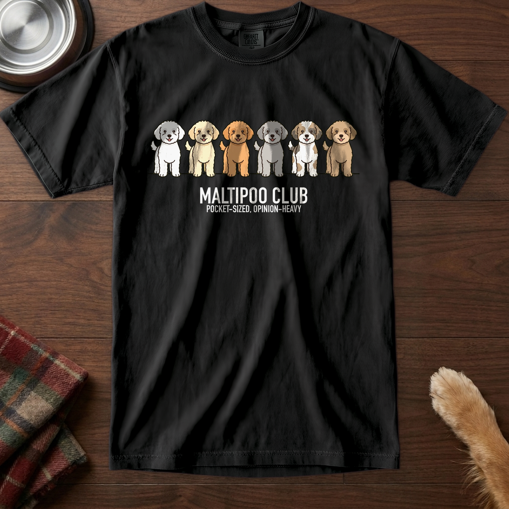 lineupv1:maltipoo-club-lineup-t-shirt:Black