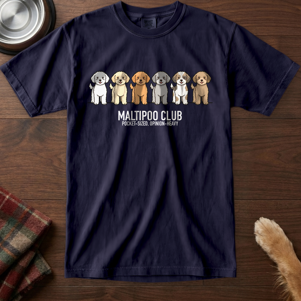 lineupv1:maltipoo-club-lineup-t-shirt:True Navy