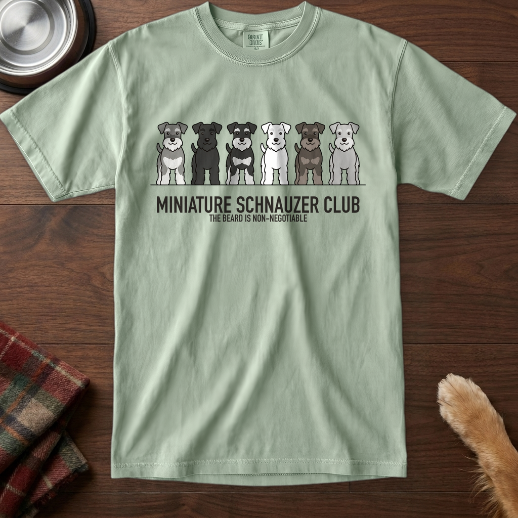 lineupv1:miniature-schnauzer-club-lineup-t-shirt:Bay