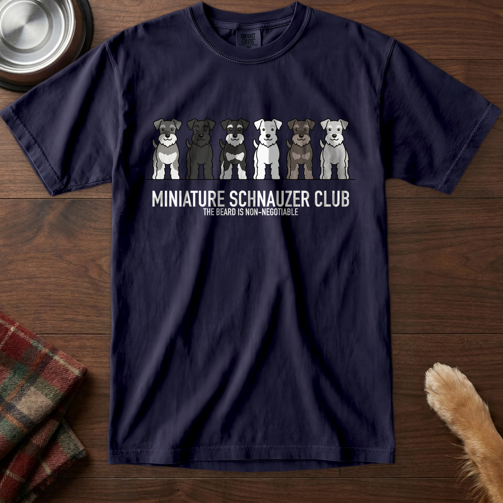 lineupv1:miniature-schnauzer-club-lineup-t-shirt:True Navy