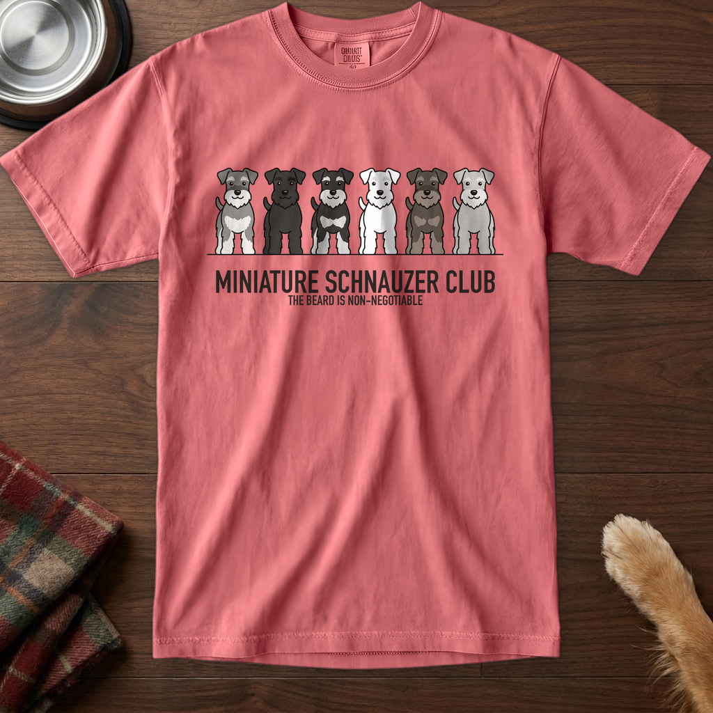lineupv1:miniature-schnauzer-club-lineup-t-shirt:Watermelon