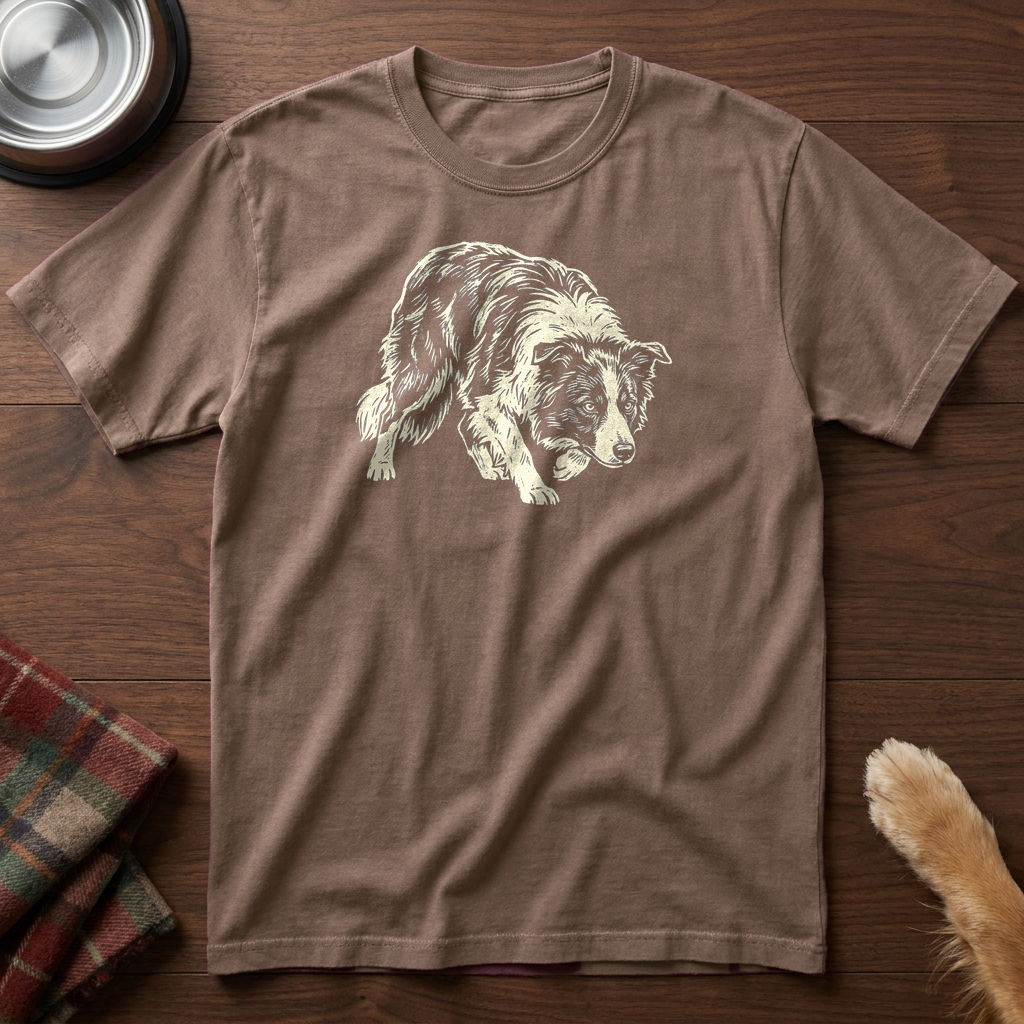 pick12v2:border-collie-herding-stare-single-ink:Espresso