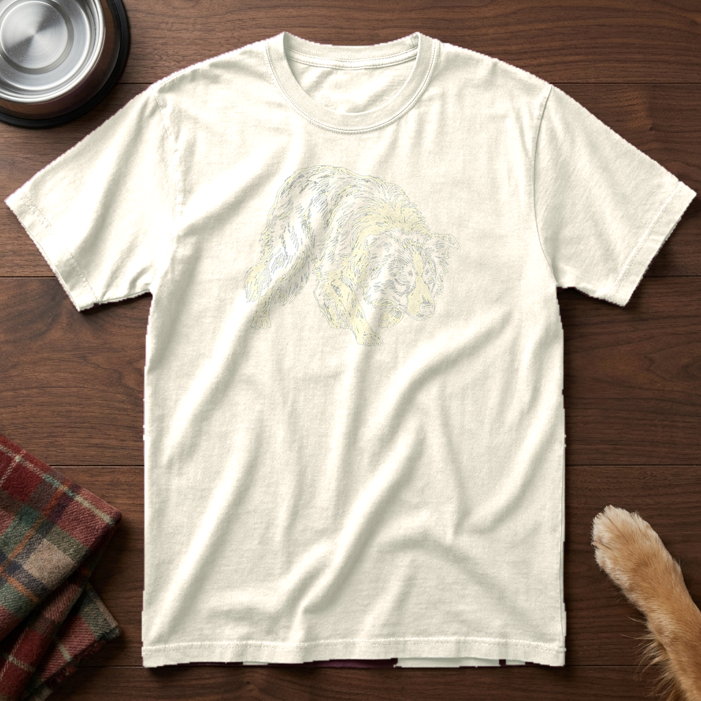 pick12v2:border-collie-herding-stare-single-ink:Ivory
