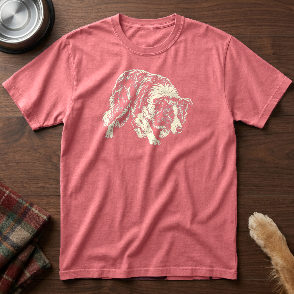 pick12v2:border-collie-herding-stare-single-ink:Watermelon