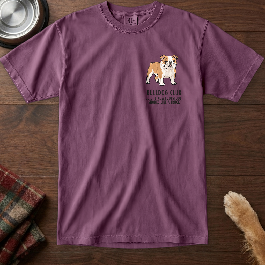 pick12v3:bulldog-club-badge-t-shirt:Berry