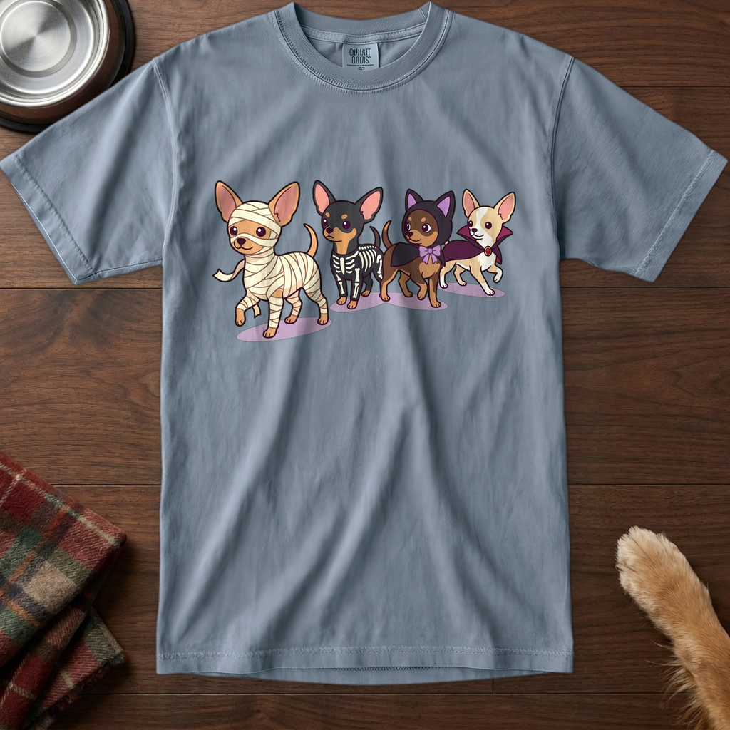 pick12v3:chihuahua-costume-parade-t-shirt:Blue Jean