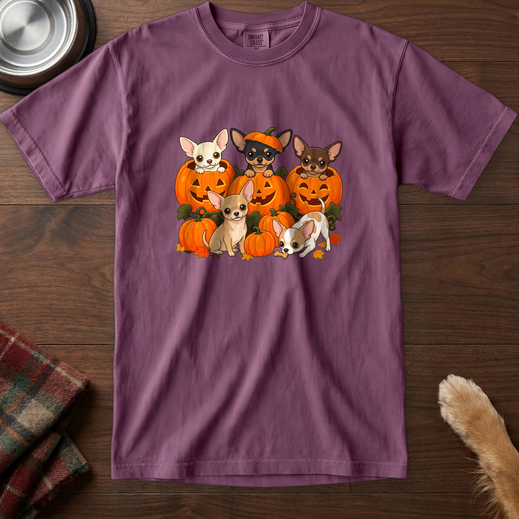 pick12v3:chihuahua-pumpkin-patch-t-shirt:Berry