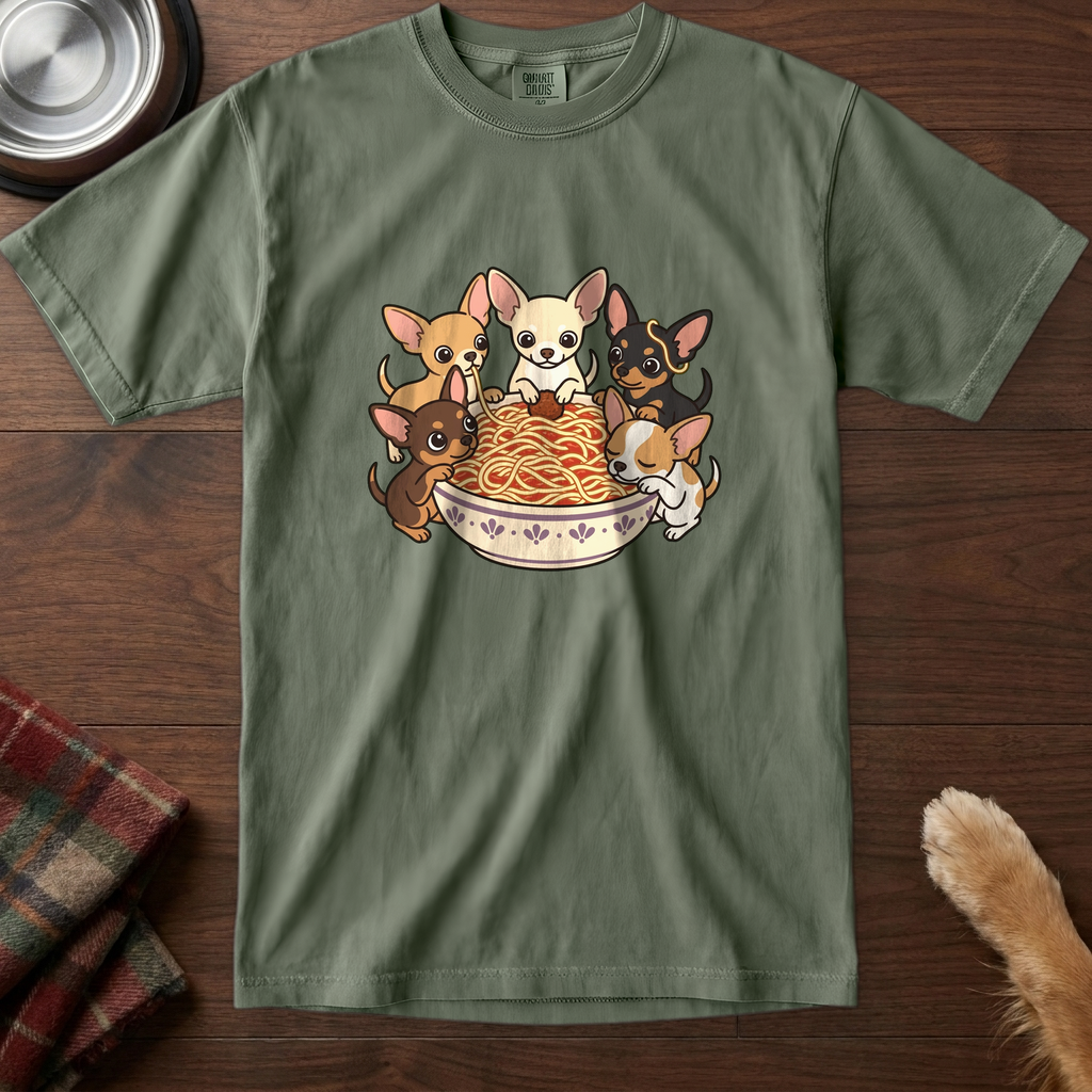 pick12v3:chihuahua-supper-club-t-shirt:Moss