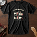 pick12v3:christmas-with-the-dog-guide-t-shirt:Black