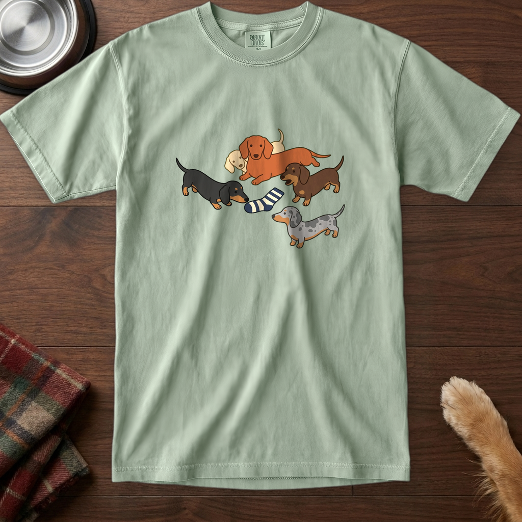 pick12v3:dachshund-committee-t-shirt:Bay
