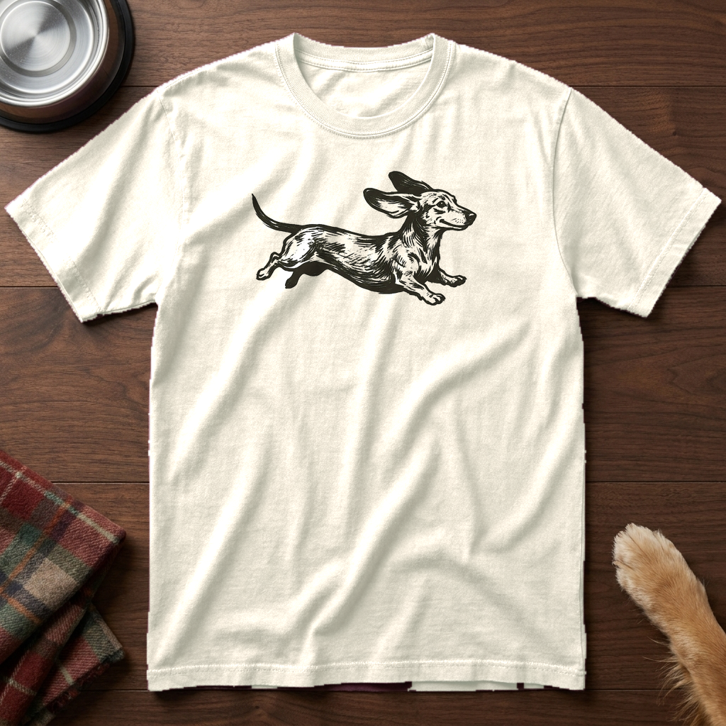 pick12v2:dachshund-zoomies-single-ink:Ivory