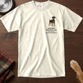 pick12v3:doberman-pinscher-club-badge-t-shirt:Ivory