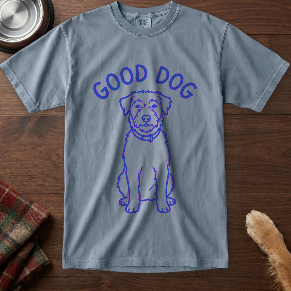 pick12v2:good-dog-line-art:Blue Jean