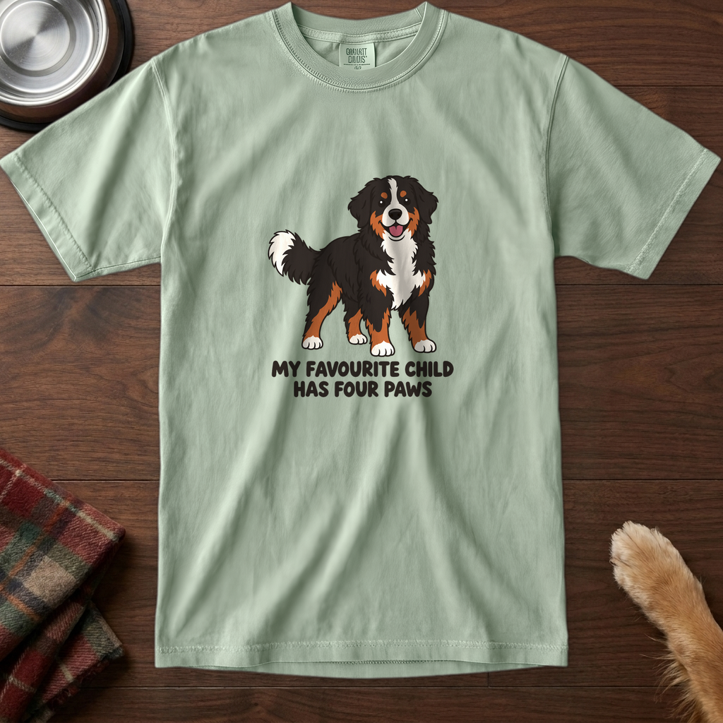pick12v3:my-favourite-child-has-four-paws-bernese-t-shirt:Bay
