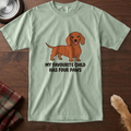 pick12v3:my-favourite-child-has-four-paws-dachshund-t-shirt:Bay
