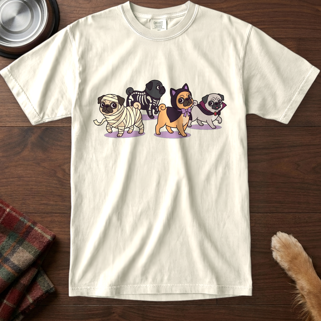 pick12v3:pug-costume-parade-t-shirt:Ivory