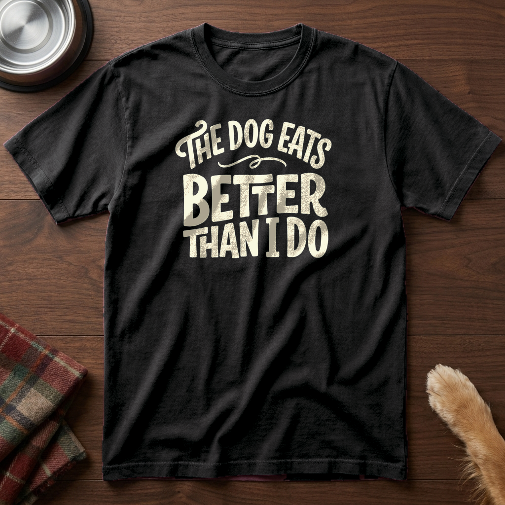 pick12:the-dog-eats-better-than-i-do:Black