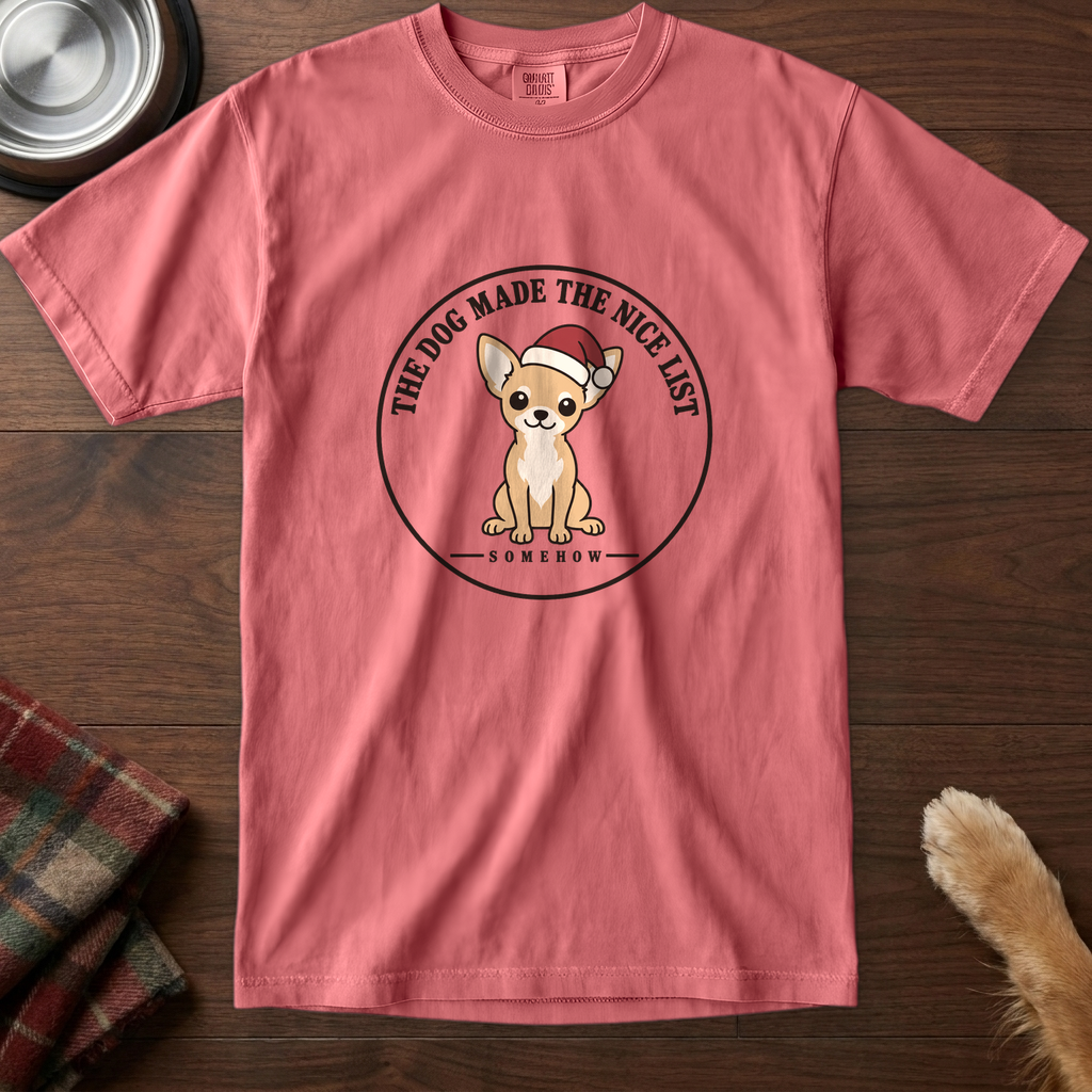 pick12v3:the-dog-made-the-nice-list-chihuahua-t-shirt:Watermelon