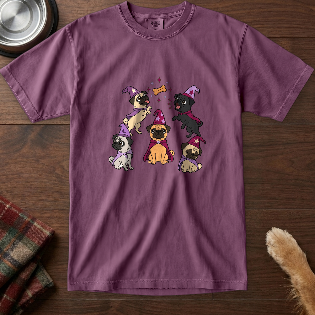 pick12v3:tiny-coven-pug-t-shirt:Berry