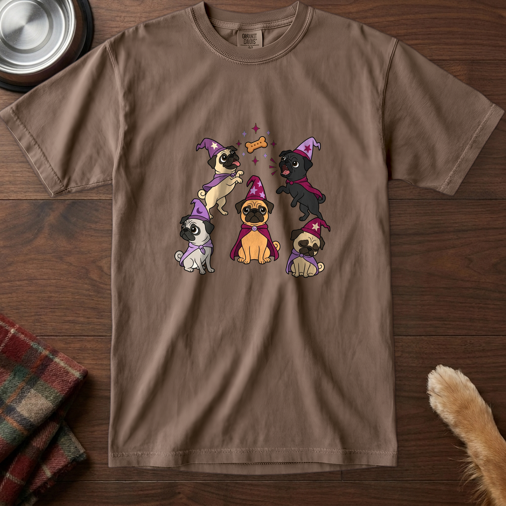 pick12v3:tiny-coven-pug-t-shirt:Espresso