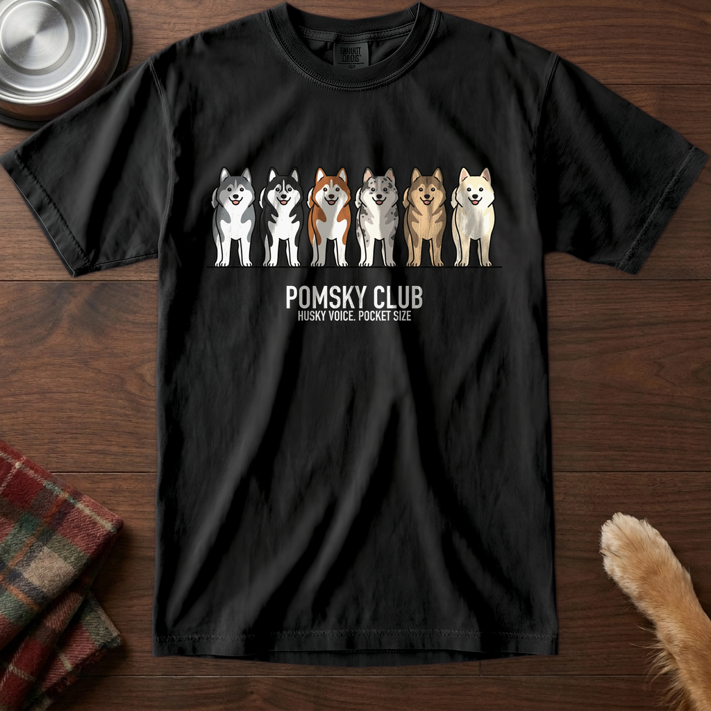 lineupv1:pomsky-club-lineup-t-shirt:Black