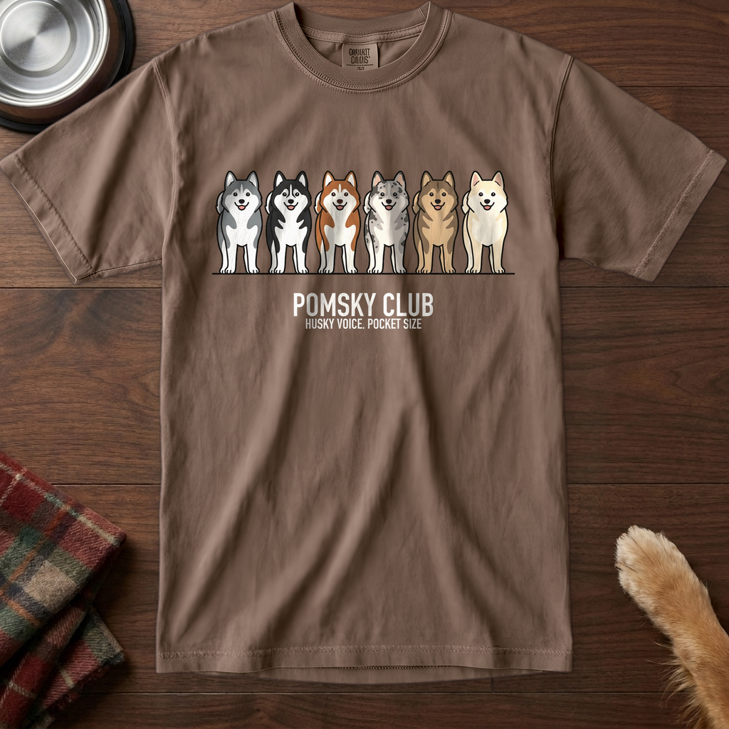 lineupv1:pomsky-club-lineup-t-shirt:Espresso