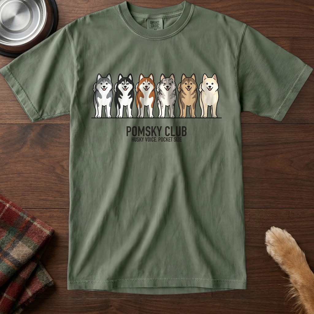 lineupv1:pomsky-club-lineup-t-shirt:Moss