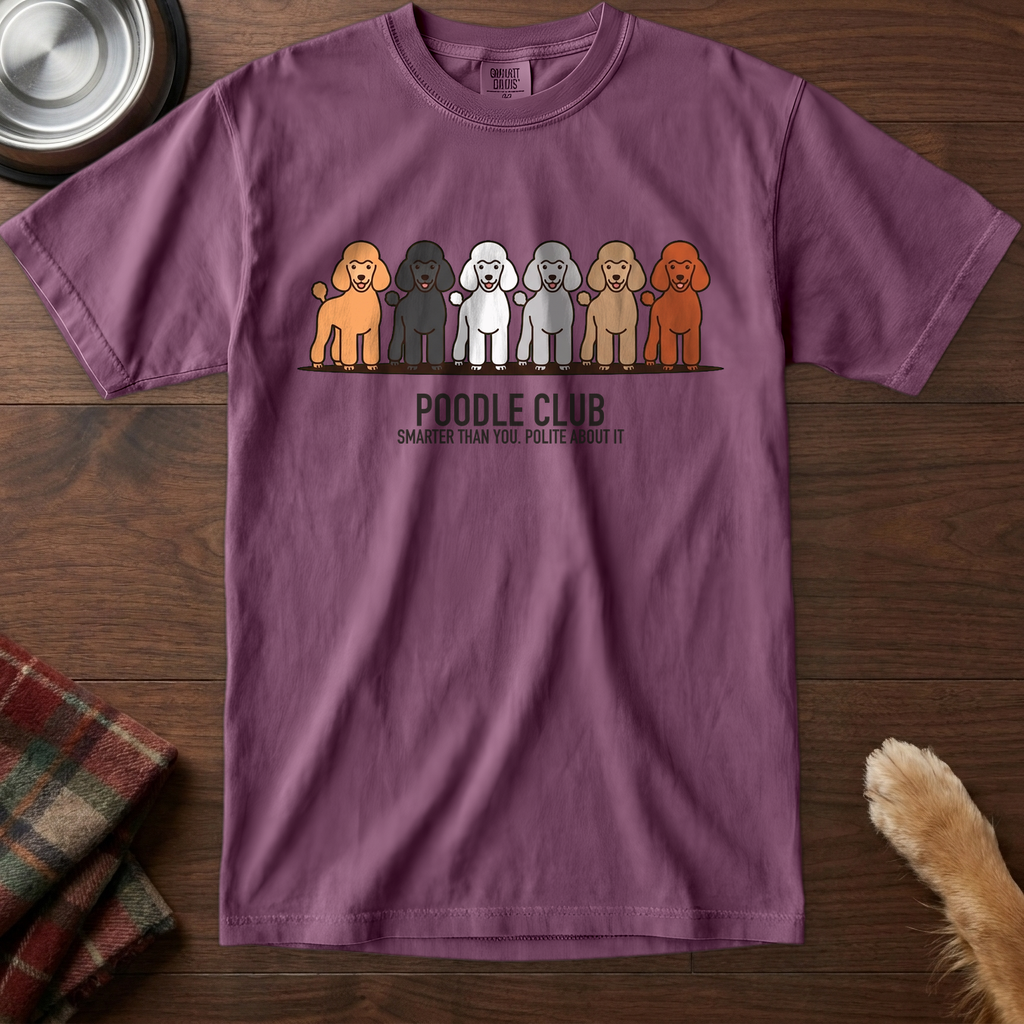 lineupv1:poodle-club-lineup-t-shirt:Berry