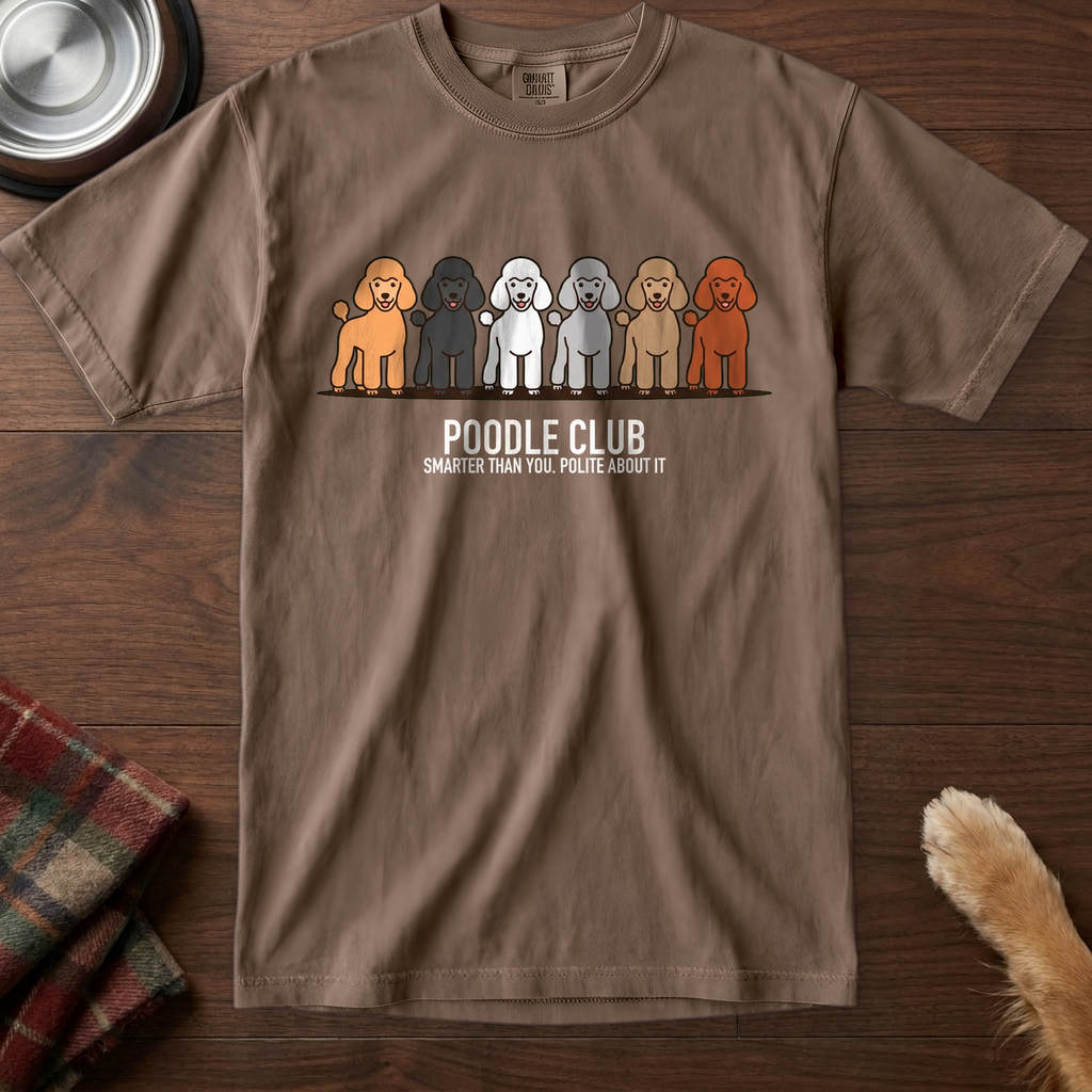 lineupv1:poodle-club-lineup-t-shirt:Espresso