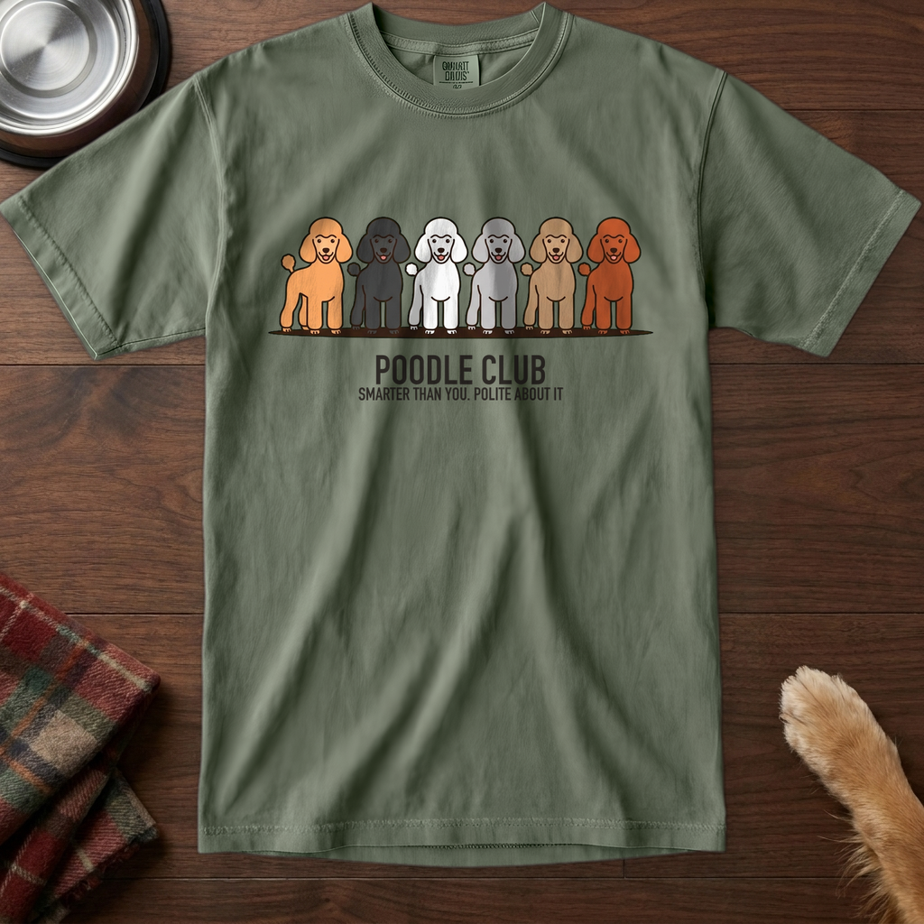 lineupv1:poodle-club-lineup-t-shirt:Moss