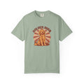 Golden Hour — Sunburst T-Shirt — Bay — Printify front mockup