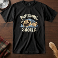 pick12v5:professional-snorer-t-shirt:Black