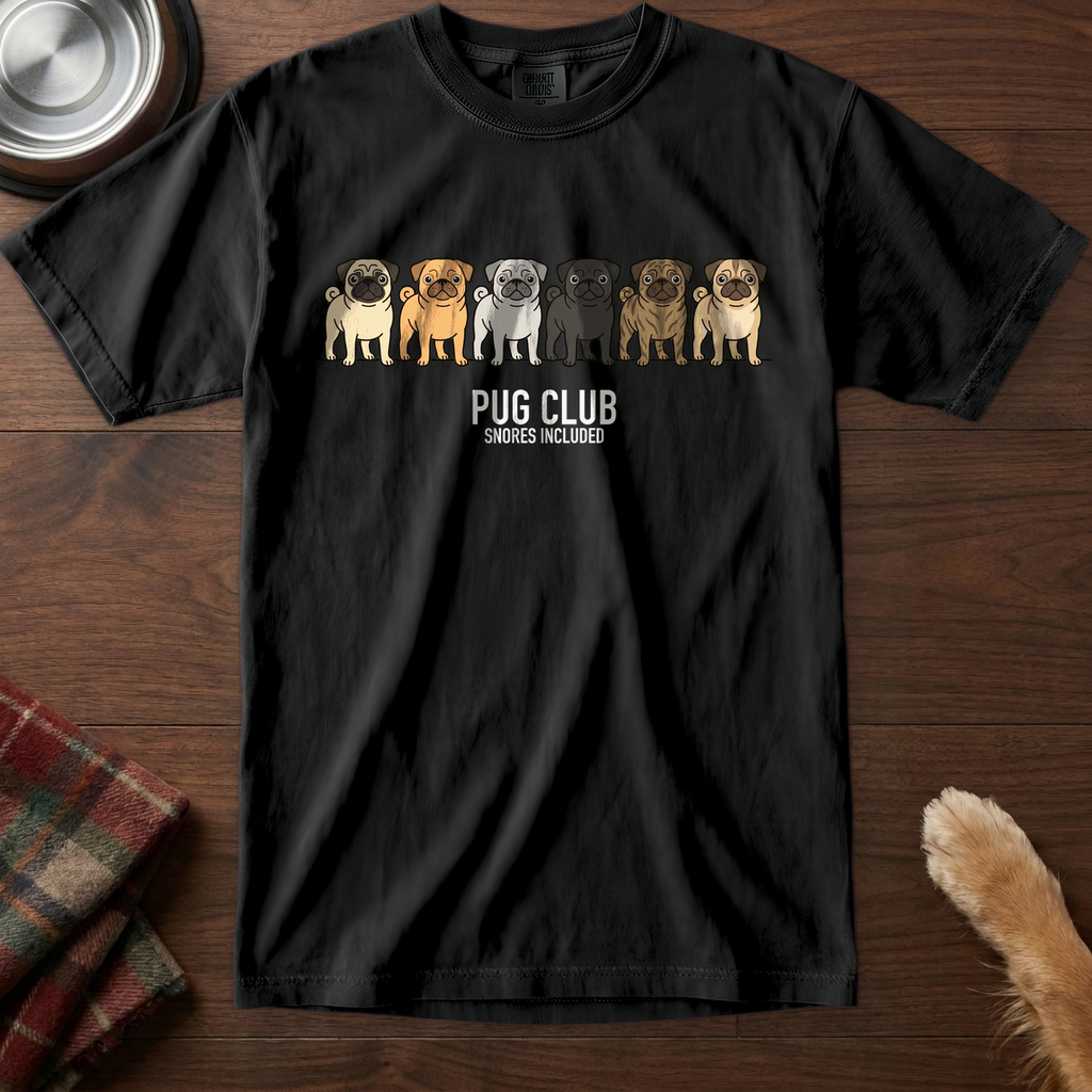 lineupv1:pug-club-lineup-t-shirt:Black