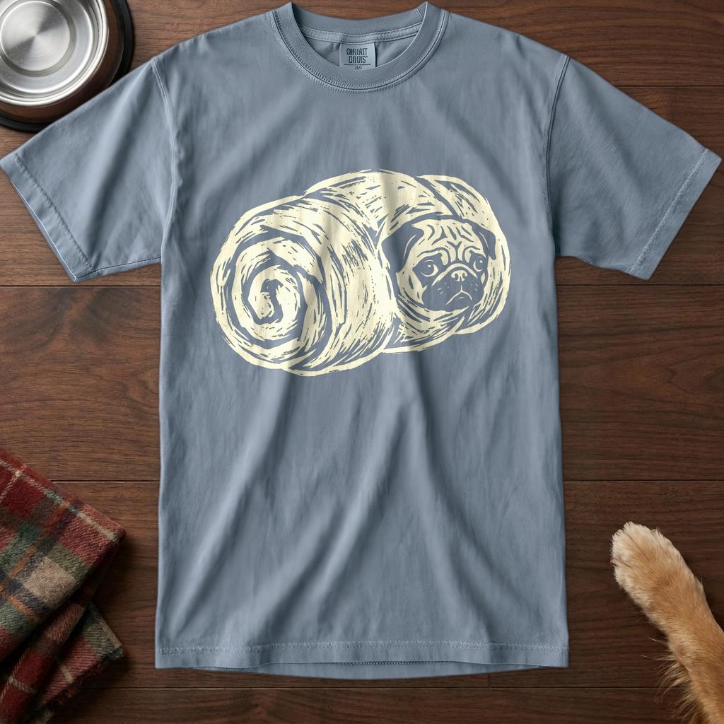 pick12v5:pug-in-a-blanket-single-ink:Blue Jean