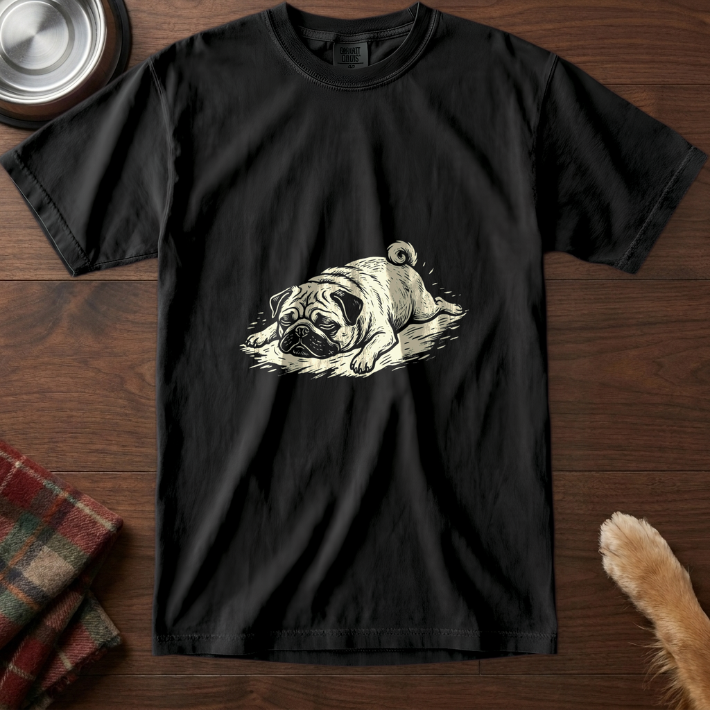pick12v2:pug-in-a-sunbeam-t-shirt:Black