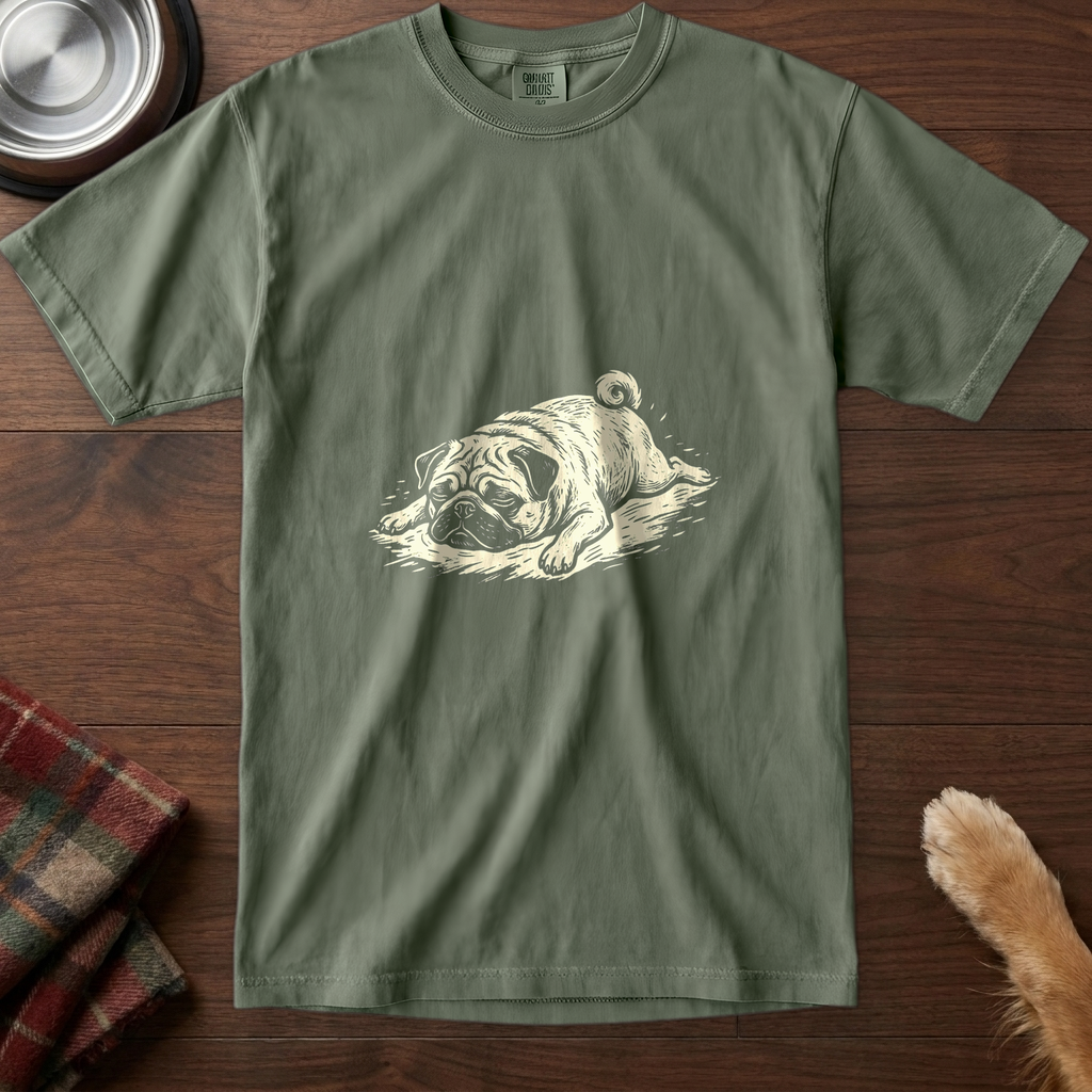 pick12v2:pug-in-a-sunbeam-t-shirt:Moss