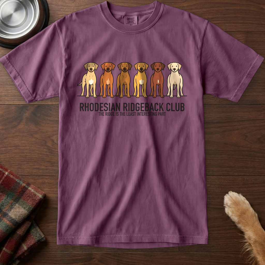 lineupv1:rhodesian-ridgeback-club-lineup-t-shirt:Berry
