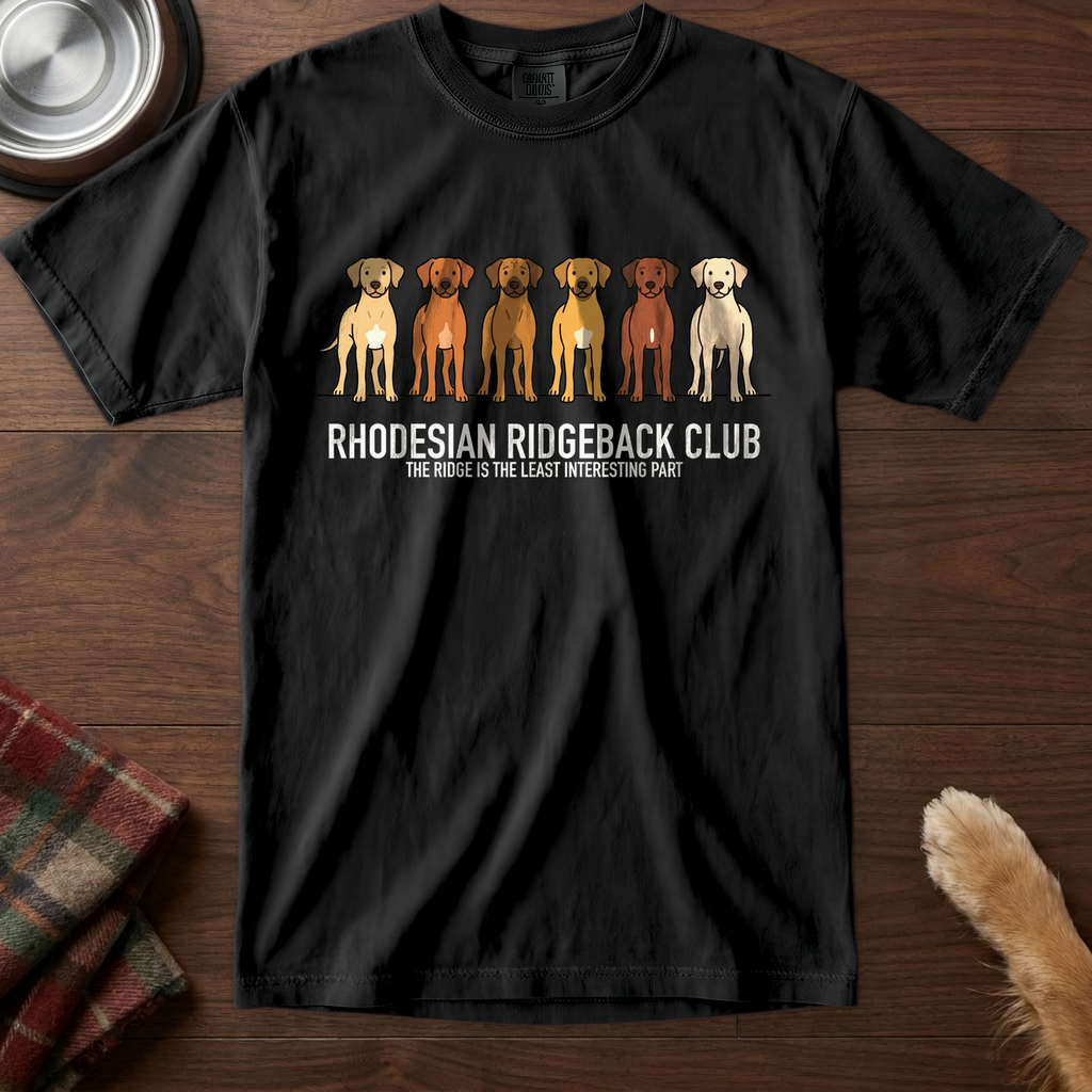 lineupv1:rhodesian-ridgeback-club-lineup-t-shirt:Black