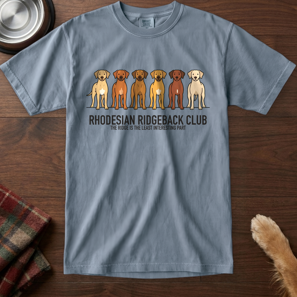 lineupv1:rhodesian-ridgeback-club-lineup-t-shirt:Blue Jean