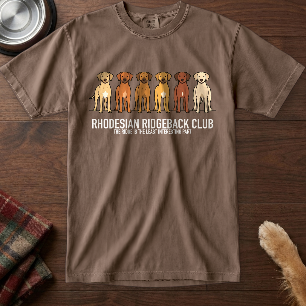 lineupv1:rhodesian-ridgeback-club-lineup-t-shirt:Espresso