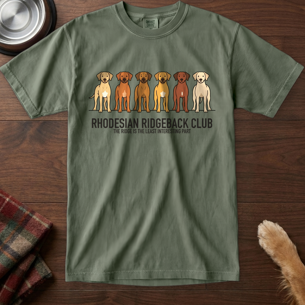 lineupv1:rhodesian-ridgeback-club-lineup-t-shirt:Moss