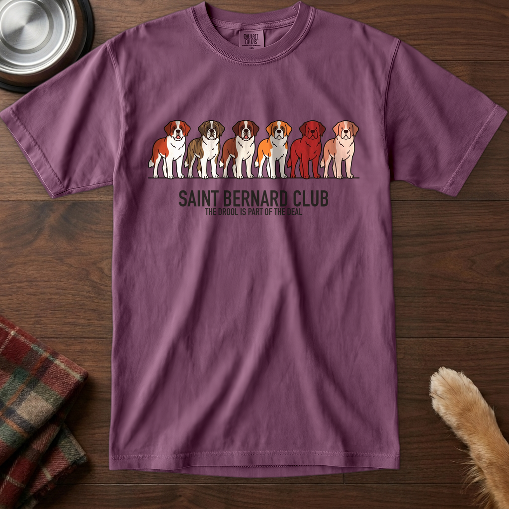 lineupv1:saint-bernard-club-lineup-t-shirt:Berry