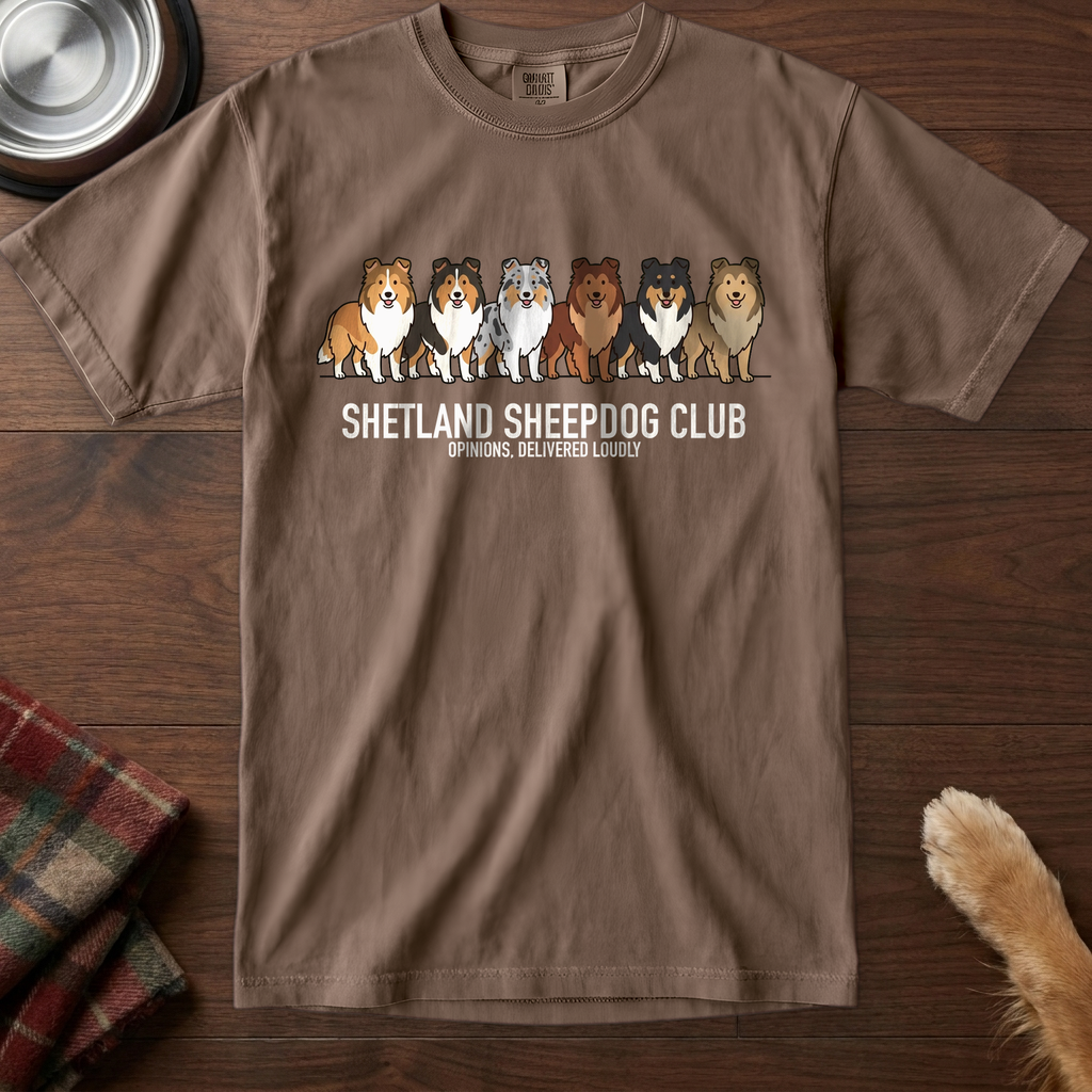lineupv1:shetland-sheepdog-club-lineup-t-shirt:Espresso