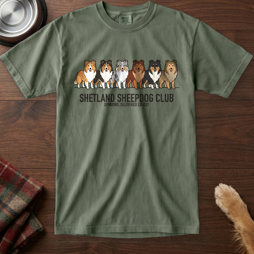 lineupv1:shetland-sheepdog-club-lineup-t-shirt:Moss