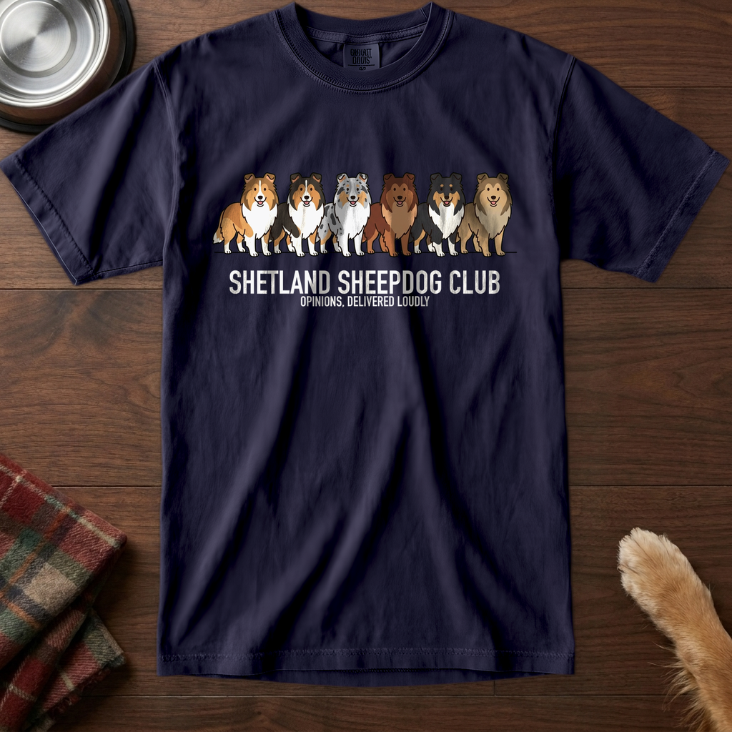lineupv1:shetland-sheepdog-club-lineup-t-shirt:True Navy