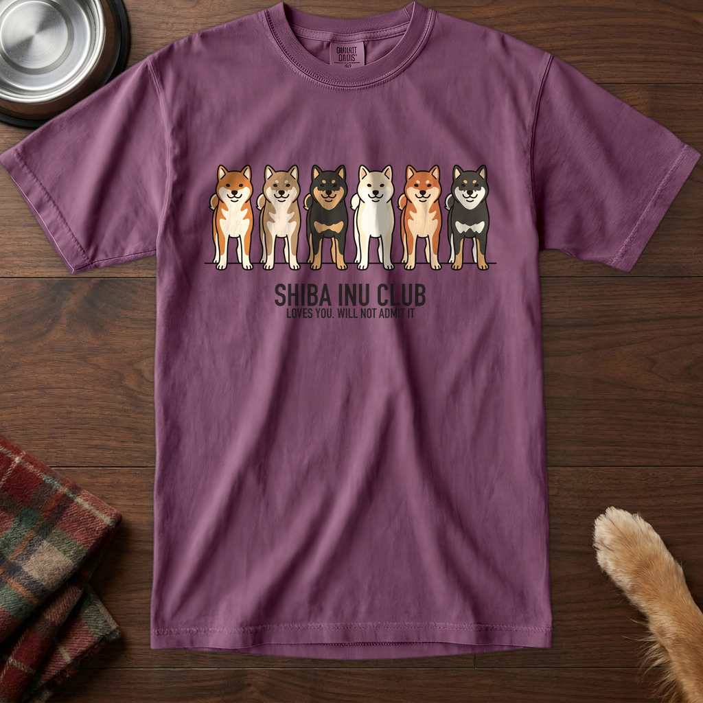 lineupv1:shiba-inu-club-lineup-t-shirt:Berry