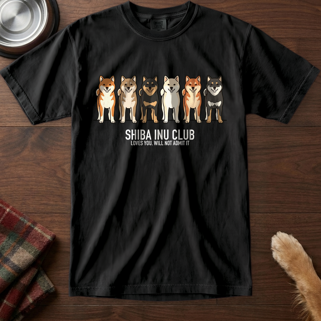 lineupv1:shiba-inu-club-lineup-t-shirt:Black
