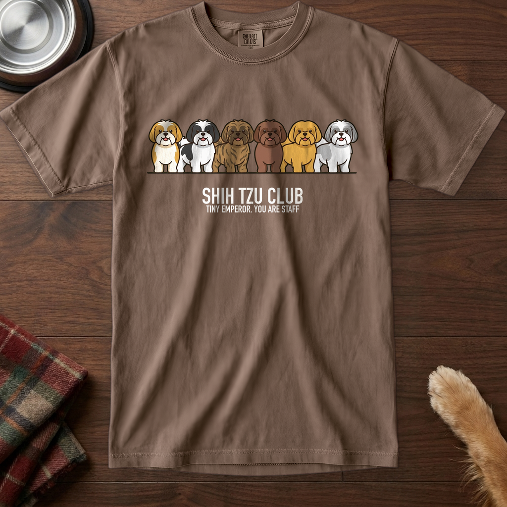 lineupv1:shih-tzu-club-lineup-t-shirt:Espresso