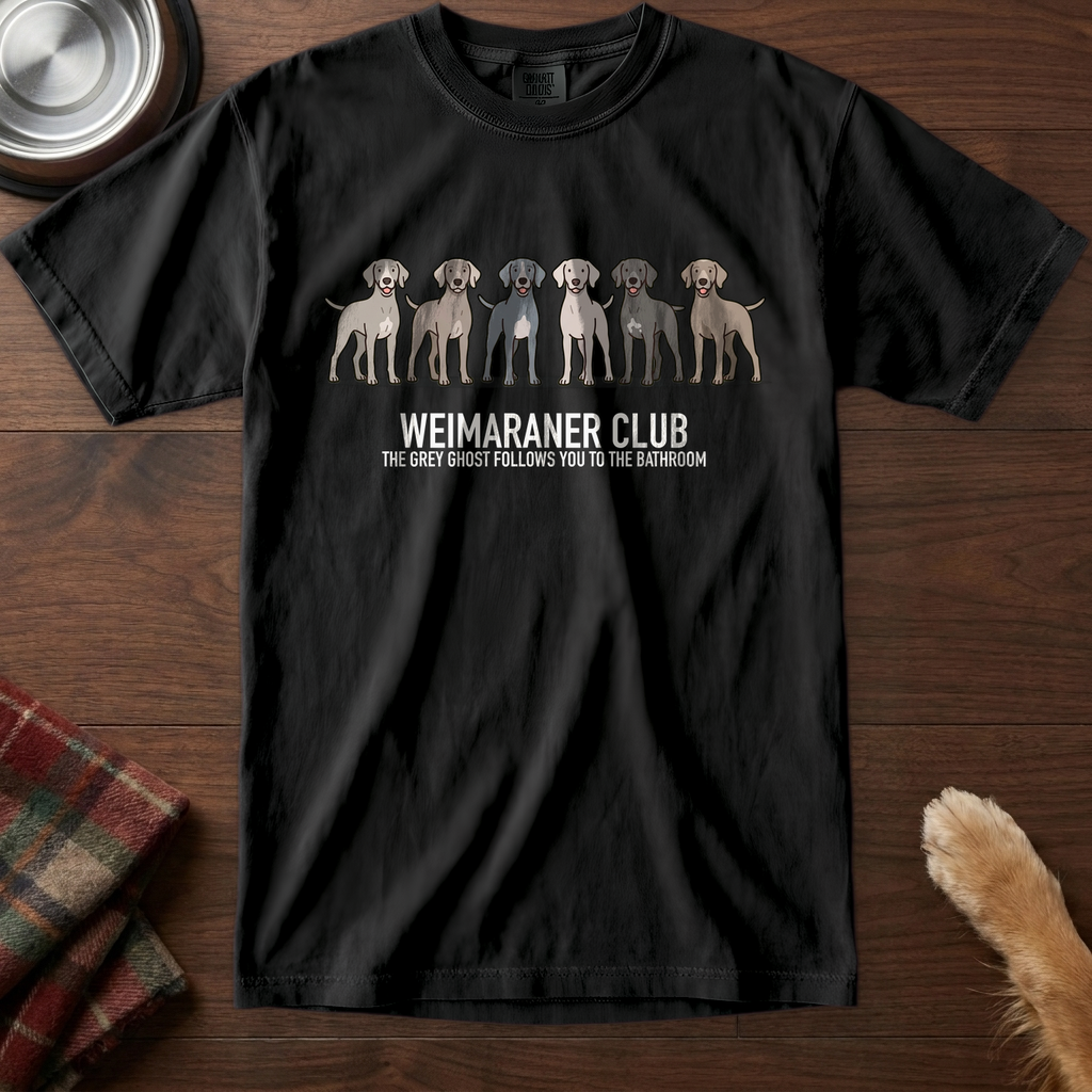 lineupv1:weimaraner-club-lineup-t-shirt:Black