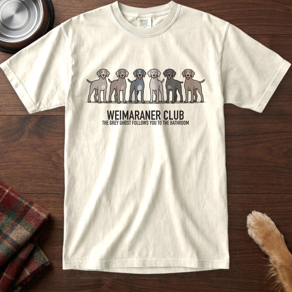 lineupv1:weimaraner-club-lineup-t-shirt:Ivory